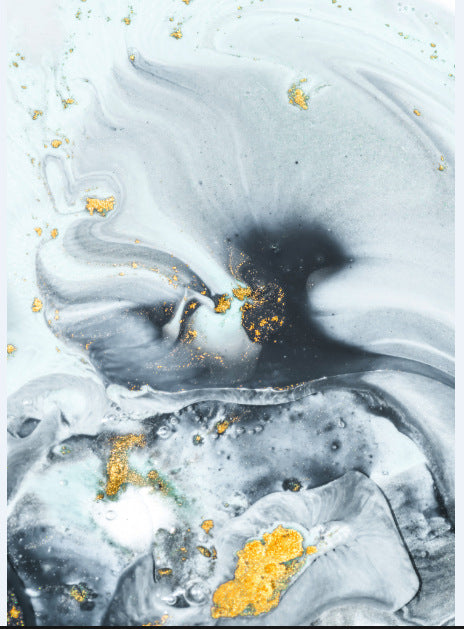 Kreative Linienmalereien im modernen Wohnzimmer