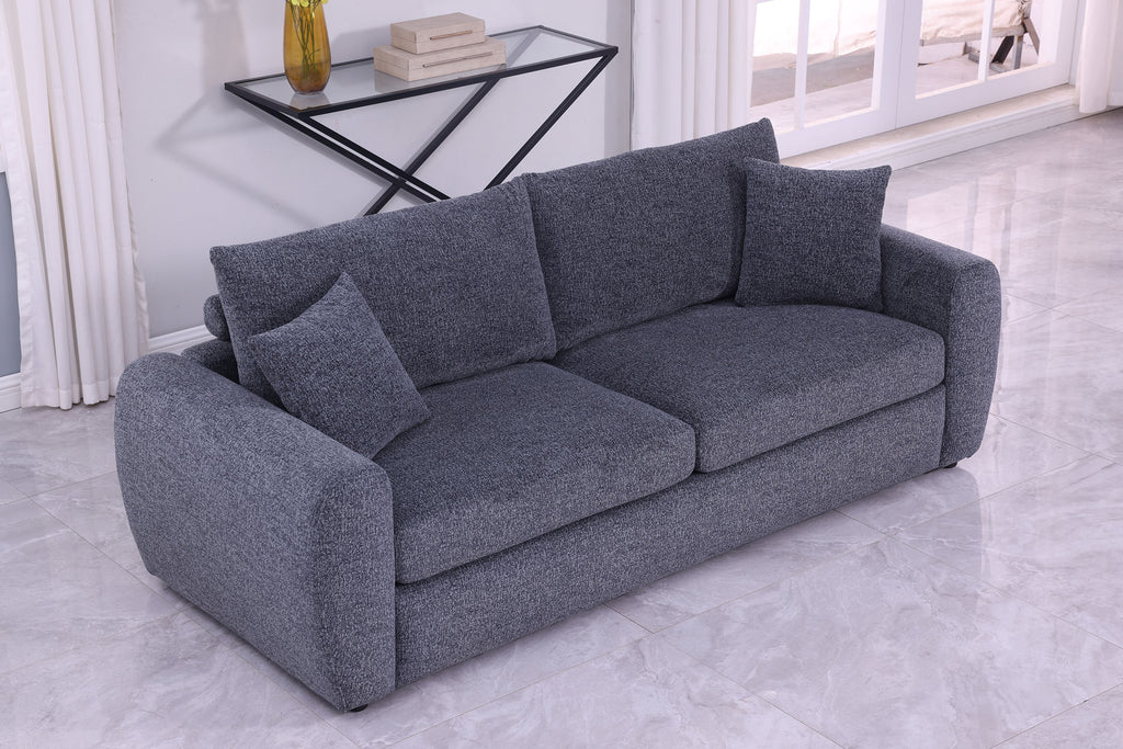 Modernes minimalistisches bequemes Stoffsofa in GRAU