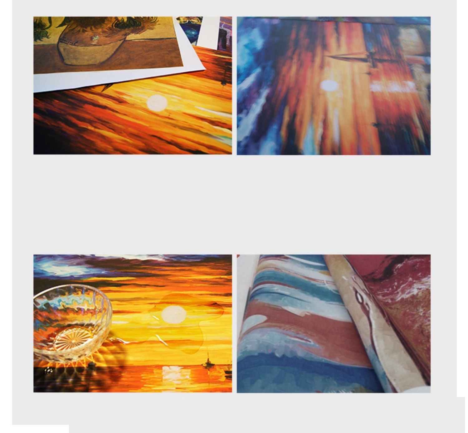 Kreative Linienmalereien im modernen Wohnzimmer