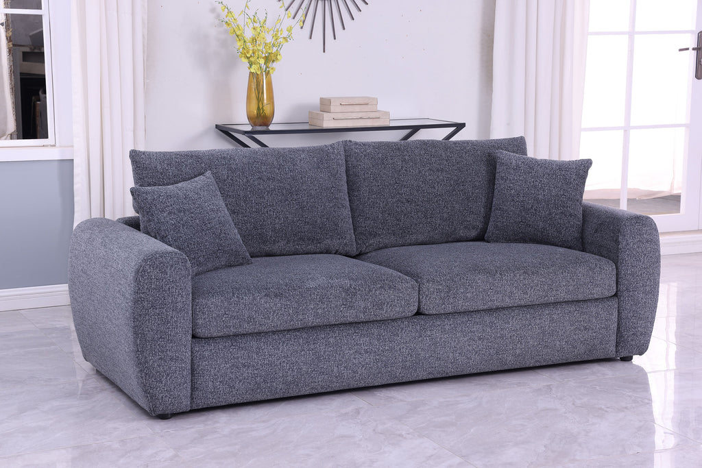 Modernes minimalistisches bequemes Stoffsofa in GRAU