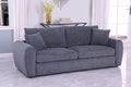 Modernes minimalistisches bequemes Stoffsofa in GRAU